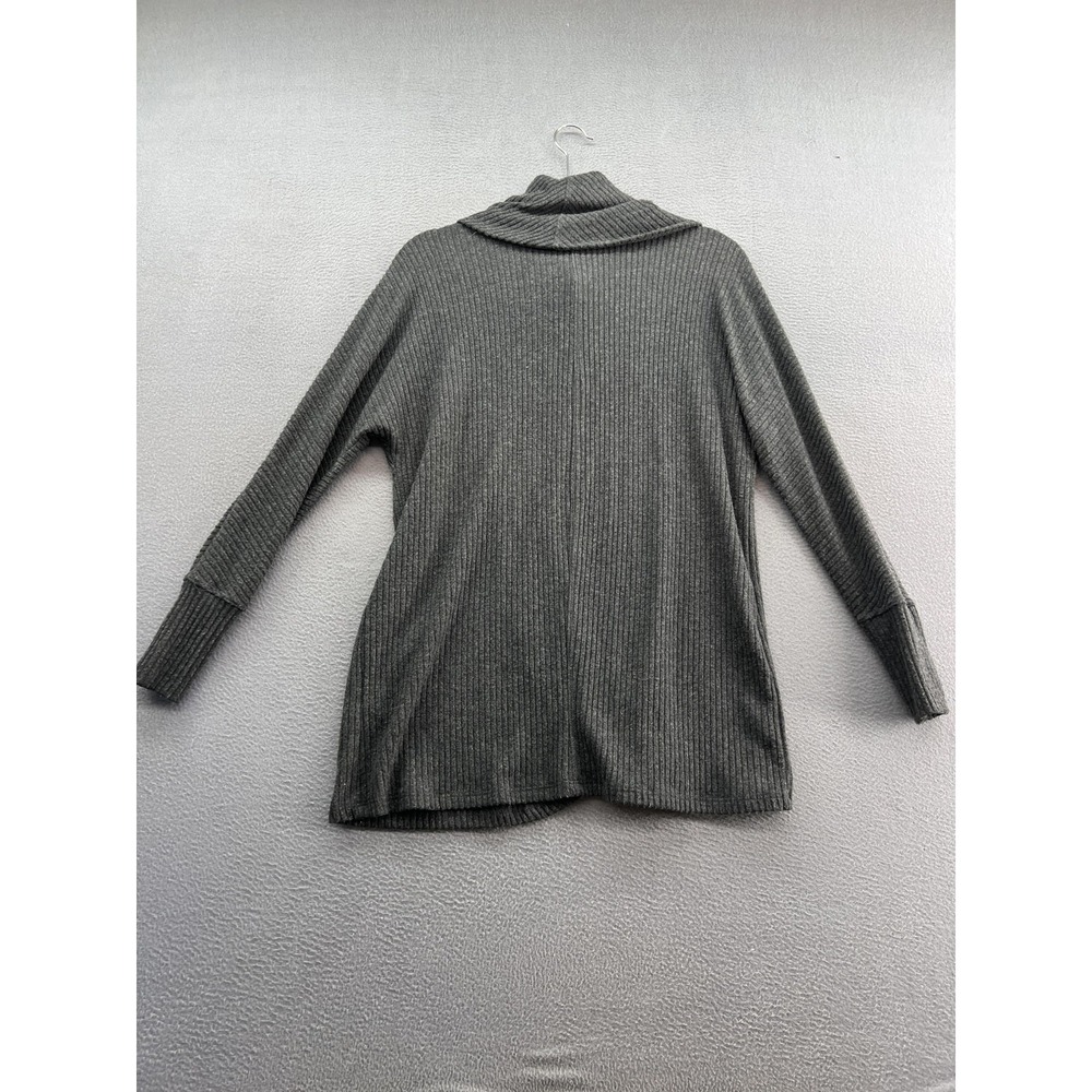 A Pea In The Pod Sweater Womens Small Gray Cowl Neck Nursing Ribbed Tunic Top - Picture 8 of 11
